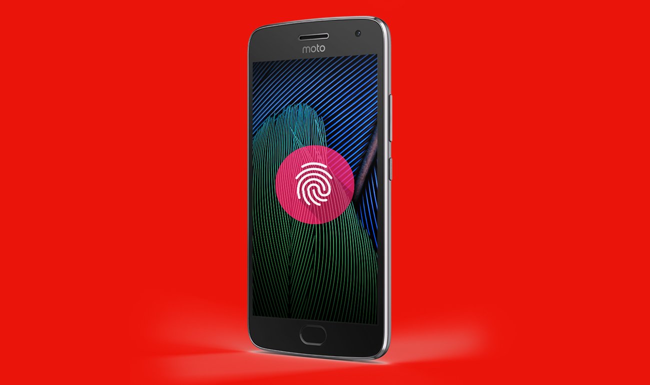 szary Lenovo Moto G 5 Gen czytnik linii papilarnych obsługa gestów